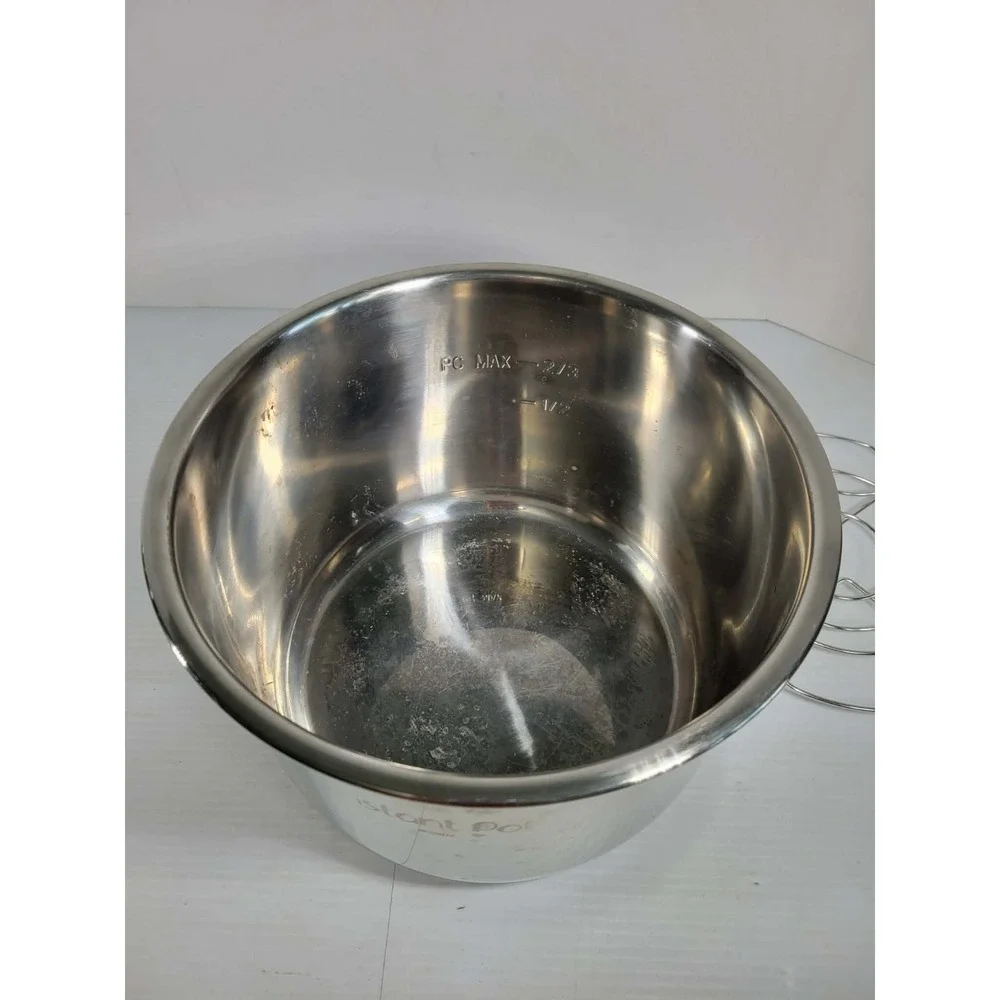 Instant Pot Duo‎ 60 v5 6-Qt Stainless Steel Inner Bowl Insert Pot w/Rack